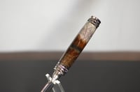Image 11 of Rhodium Letter Opener, Turkey Feathers in Resin, Majestic Squire Style, #0311