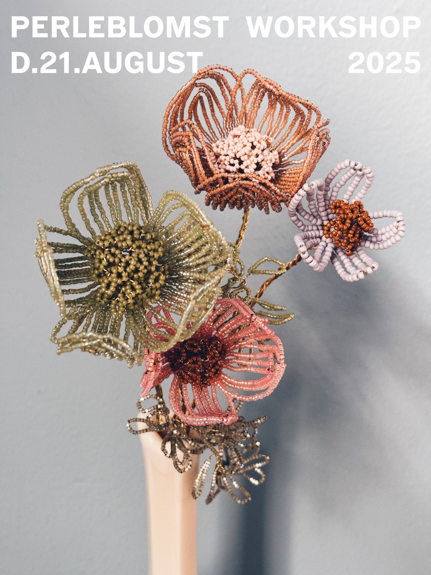 21. August perleblomst workshop