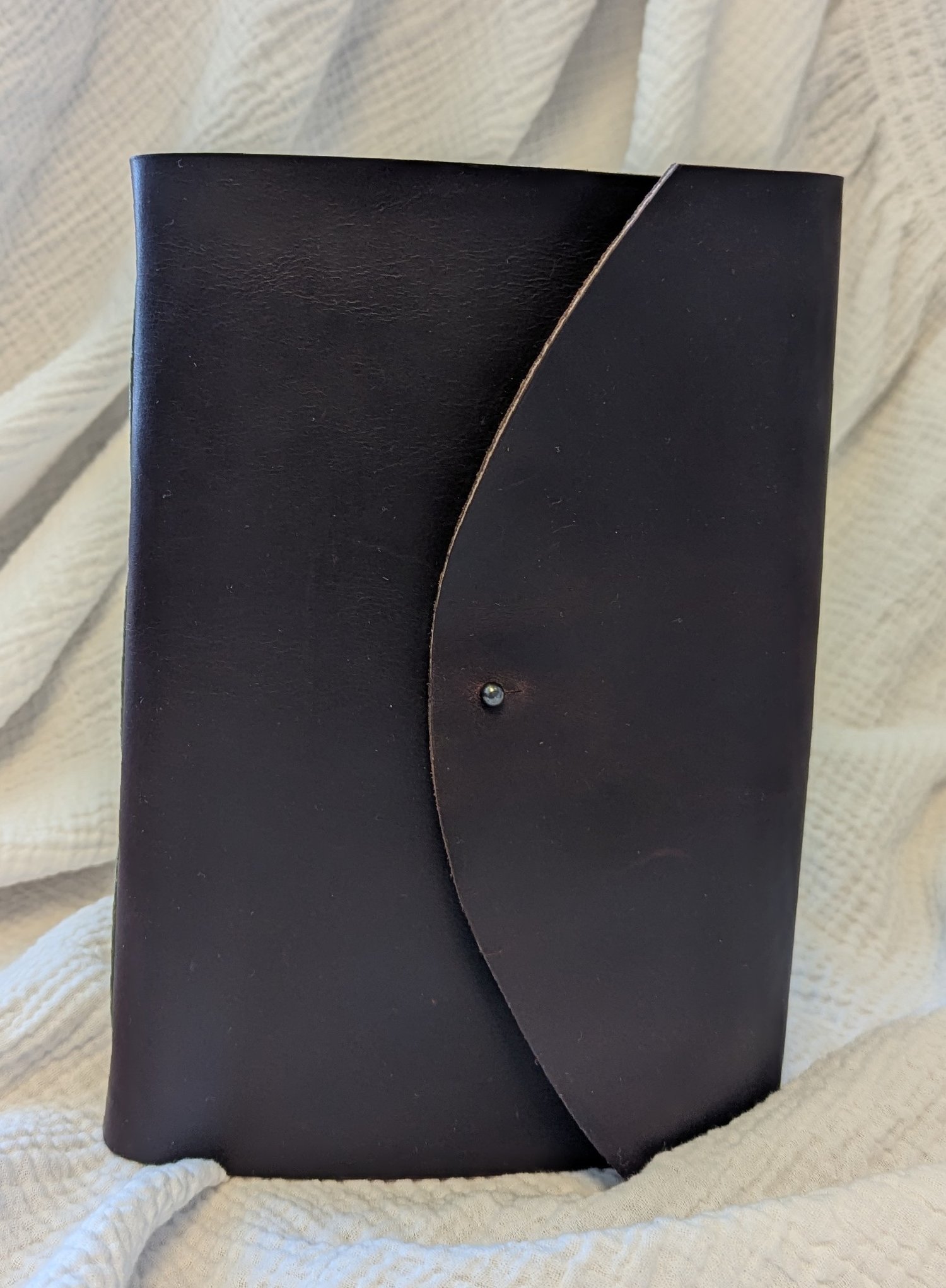 Image of Brown Leather Wrap-around Sketchbook