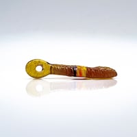Image 3 of R3G15 Peach Feather Pendant