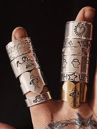 Image 1 of Adjustable Rings Size M-Q