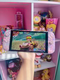 Image 1 of Nintendo Switch 2 Pink Rhinestone Case
