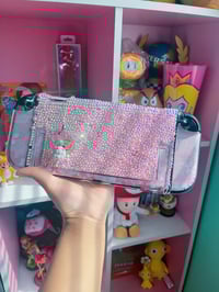 Image 2 of Nintendo Switch 2 Pink Rhinestone Case