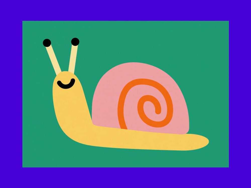 Image of POSTKARTE Schnecke