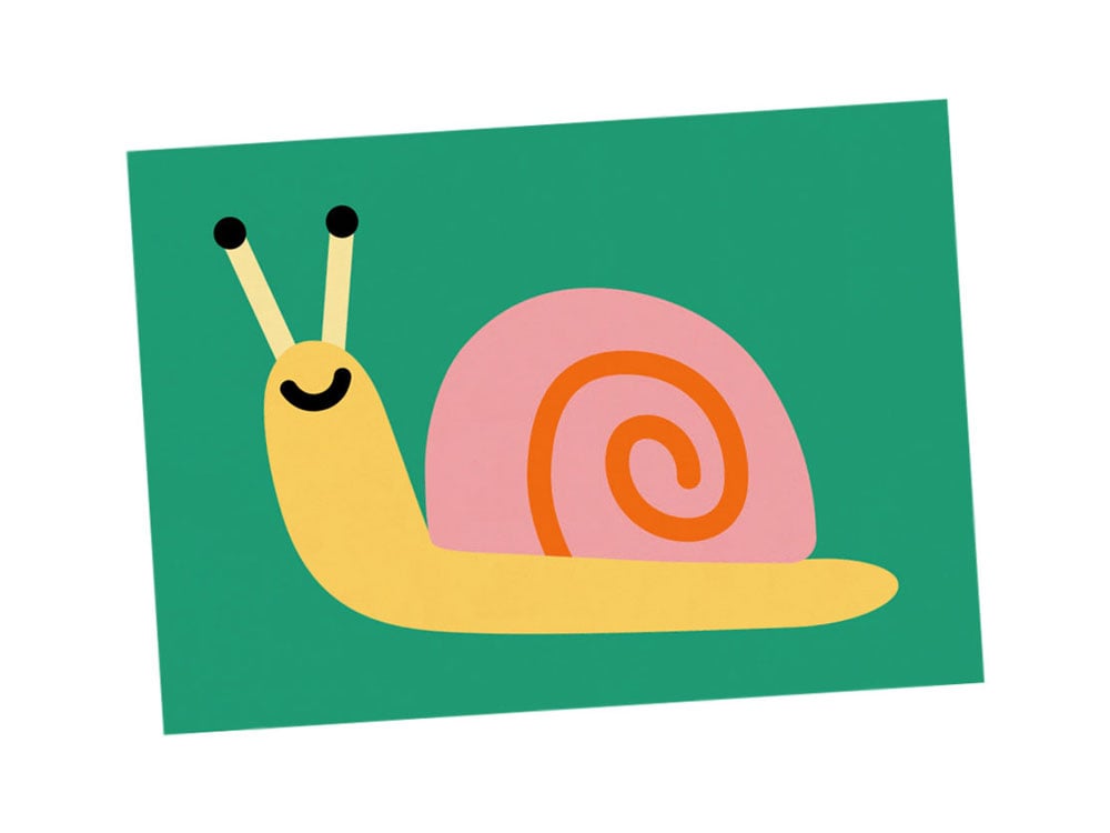Image of POSTKARTE Schnecke