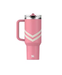 Image 4 of Stanley™️ 40 Oz. Quencher ProTour Flip Straw Tumbler - Plumeria Chevron