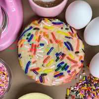 Image 1 of Buttery Sugar Cookies with a Ridiculous Amount of Sprinkles Sold by the Dozen
