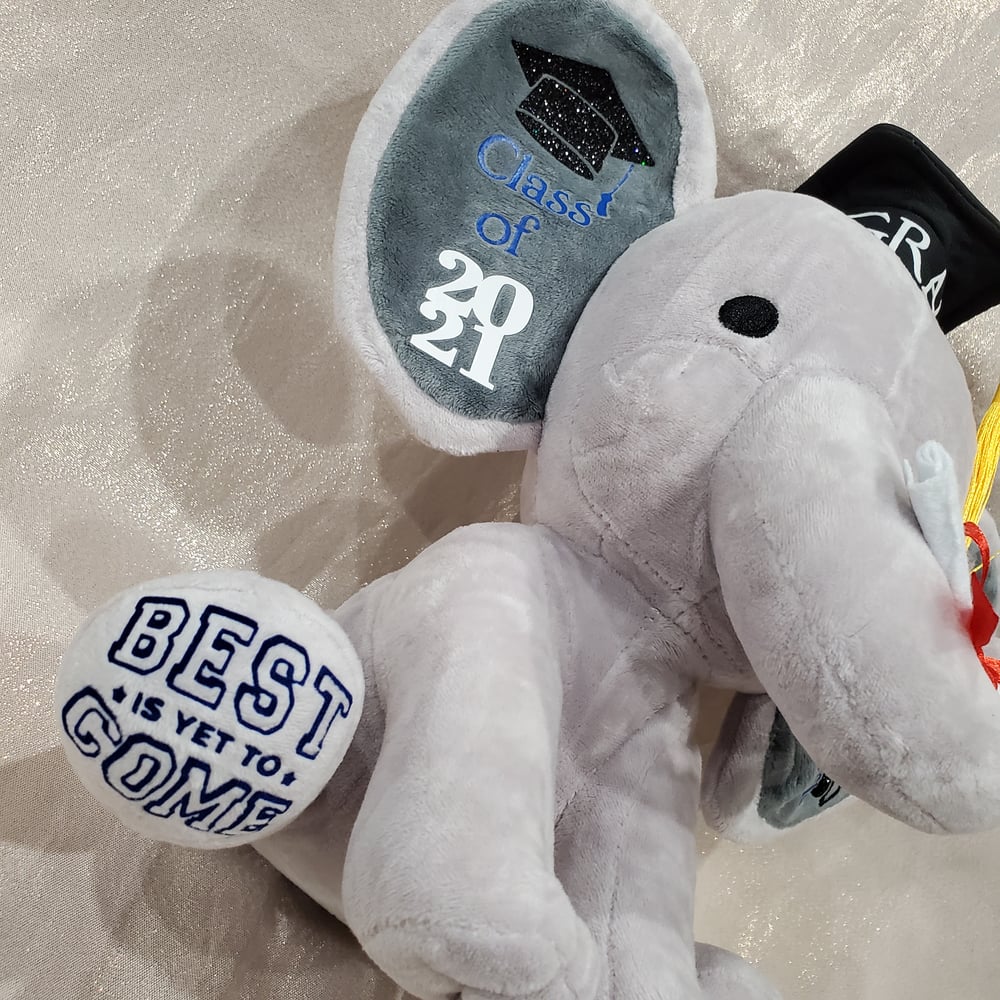 Image of Personalized Graduation Elephant