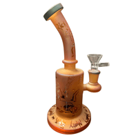 Image 5 of Rick & Morty Electro Plated Frosted Bong