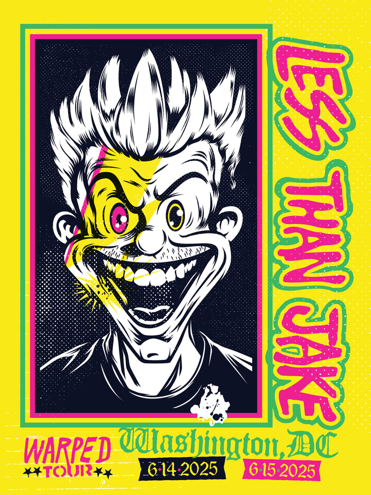 Image of Less Than Jake - Signed Band Poster