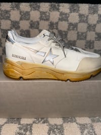 Image 1 of Golden goose running sole white/silver/beige