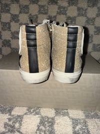 Image 4 of Golden Goose Hi top Slide Gold/Creme/Black