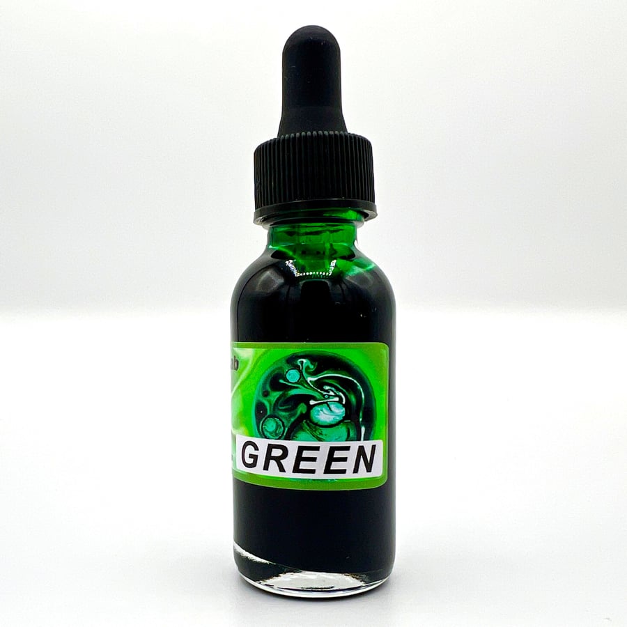 Image of Limpid Green - Concentrated Oil Dye for Liquid Light Shows - 1 oz 