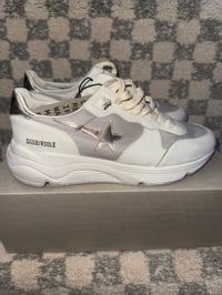 Image 1 of Golden Goose Running Sole White/Gold