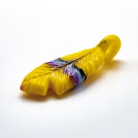 Image 4 of R3G15 Canary Feather Pendant