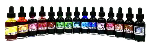 Image of FULL SPECTRUM - 15 Color Complete Oil Dye Set - Save$$