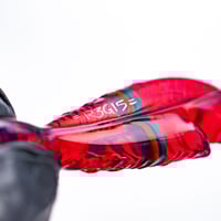 Image 5 of R3G15 Dark Amethyst Feather Pendant 