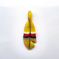 Image 1 of R3G15 Butter Feather Pendant