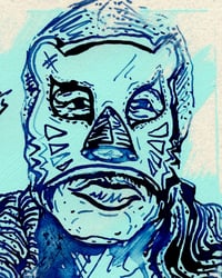 Image 4 of Blue Panther Portrait #1
