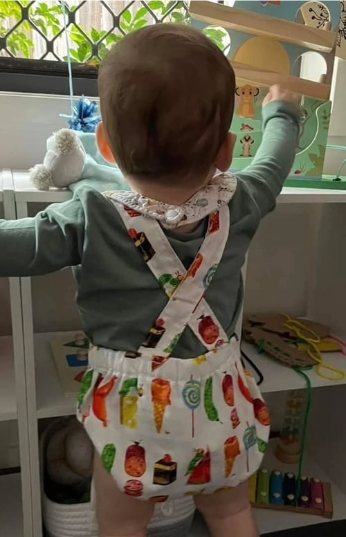 Image of Cross back romper