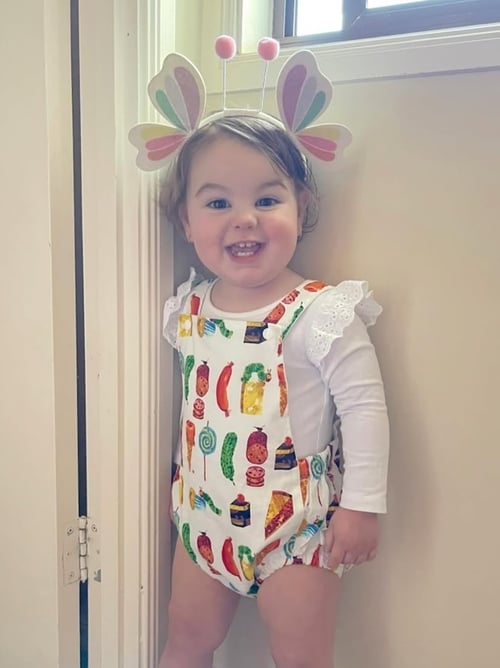 Image of Cross back romper
