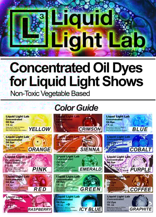 Image of NEW! - Cobalt - Concentrated Oil Dye for Liquid Light Shows - 1 oz