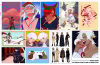 FFXIV Postcard Overstock Collection