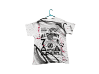 Image 2 of Sade Adu Black panther party NY Graff art dept custom screen print gray/black/red pocket T-shirt