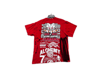 Image 2 of Black Samurai Black panther NY Alabama State art dept custom screen print red/white/black  T-shirt