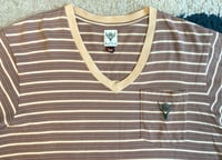 Image 2 of South 2 West 8 engineered garments striped tee, made in Canada, size M 