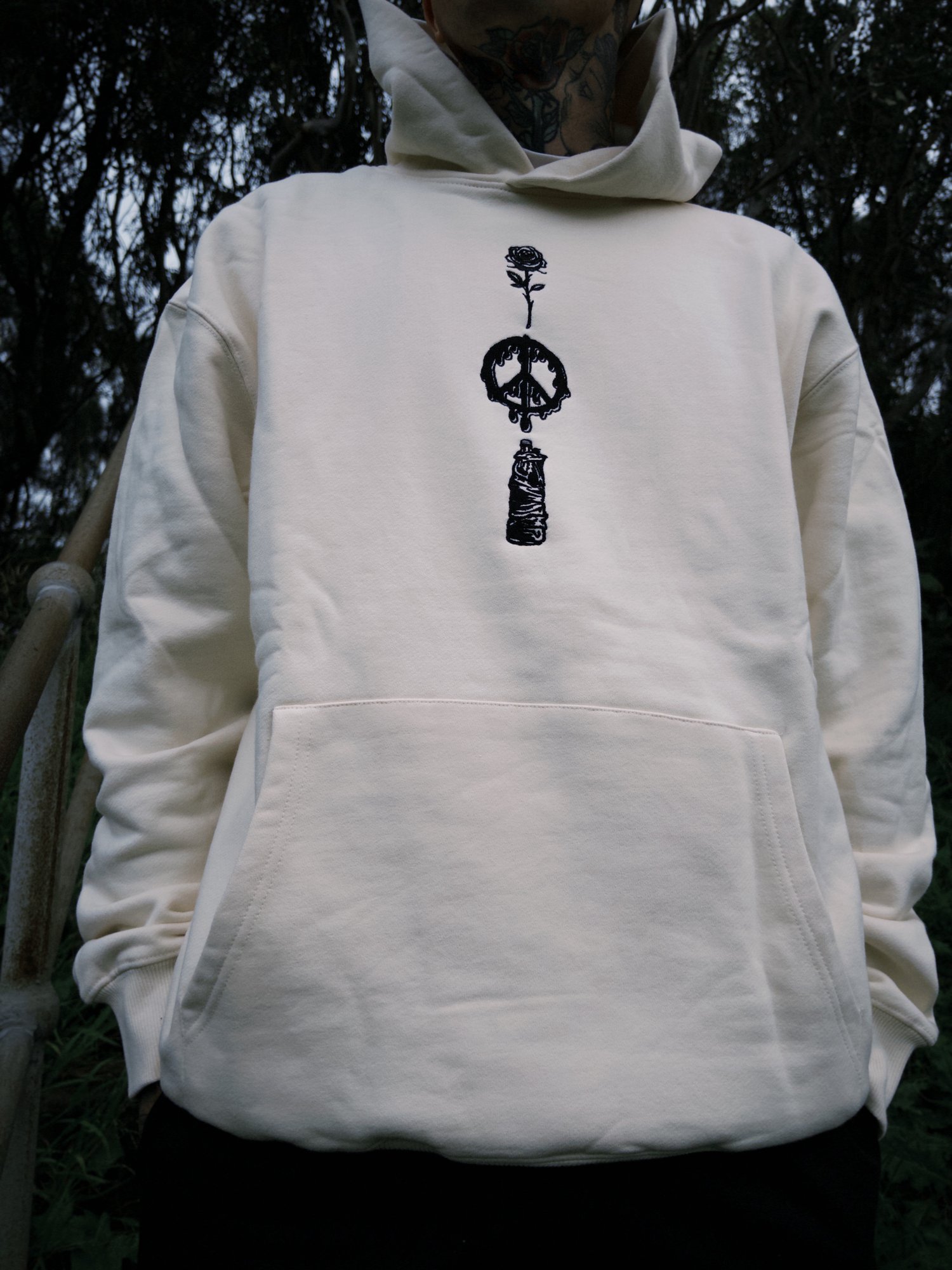Image of Stacker Trainer Hoodies - Cream