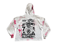 Image 2 of Sade Adu black panther party War custom  screen print gray/black/pink hoodie