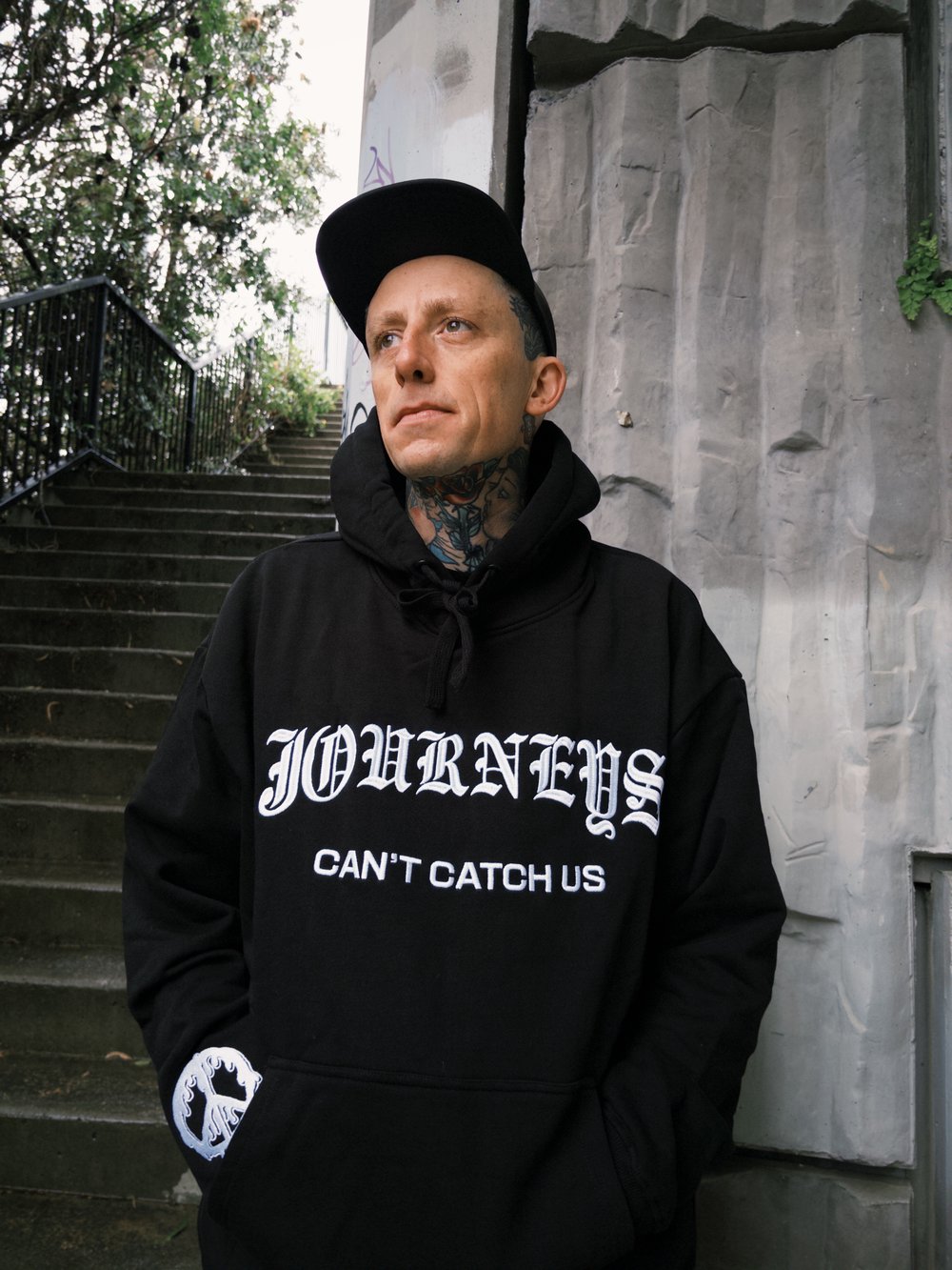Image of Can't Catch Us - Black Hoodie