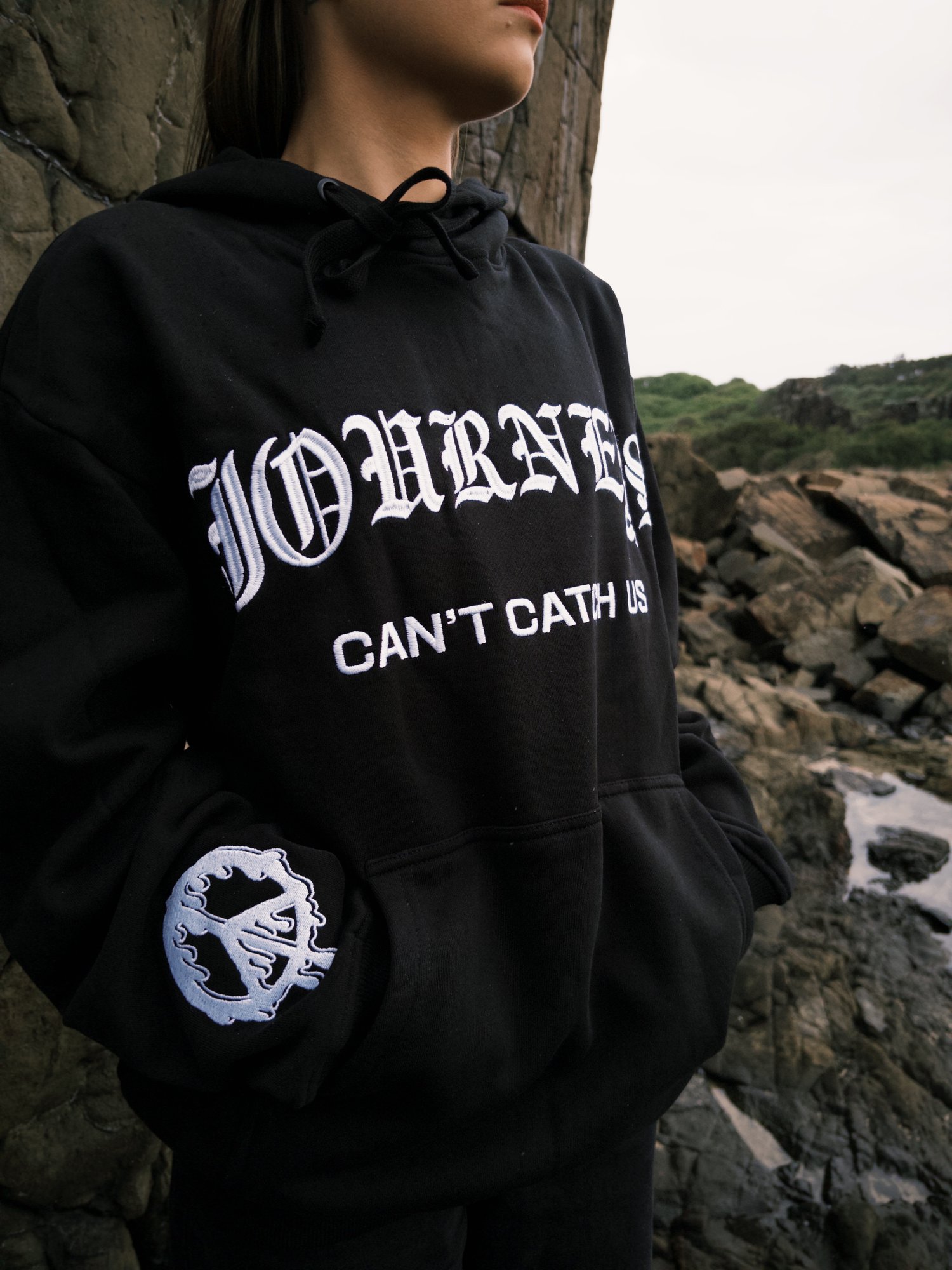 Image of Can't Catch Us - Black Hoodie