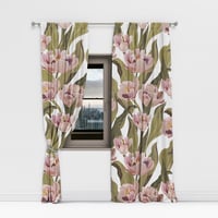 Image 4 of Oversized Floral Curtains in 5 options