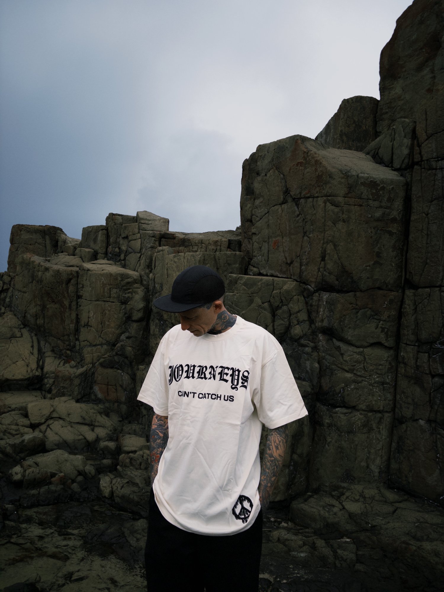 Image of Can't Catch Us - Cream Tee