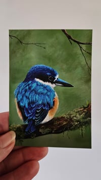 Image 2 of "Kenny the Kingfisher" Fridge Magnet