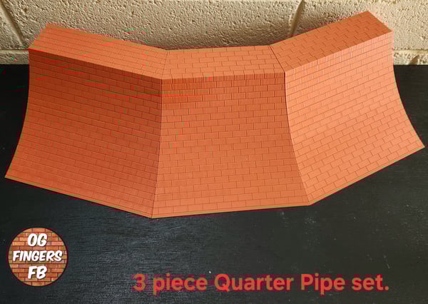 Image of 3 PIECE Quarter pipe set 