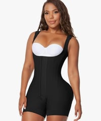 Black Faja with thick straps Stage 2
