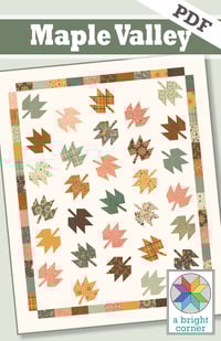 Image 1 of Maple Valley quilt pattern - PDF version