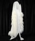 Sample Sale! Sheer White Selene Ostrich Dressing Gown size S Image 3