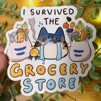 Image 2 of Grocery Store Survivor Sticker