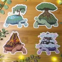 Image 1 of Elemental Turtles Stickers