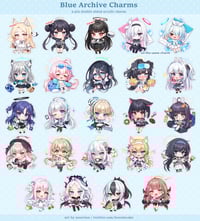 Image 1 of [PREORDER] Blue Archive Charms