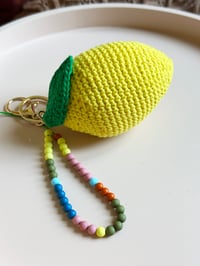 Image 1 of Big lemon key & bag charm