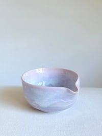 Image 1 of Pink Lavender Gradient Cloud Matcha Bowl