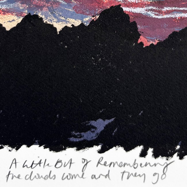 A Little Bit of Remembering the Clouds Come and They Go