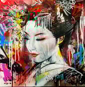 Image of 'Geisha Beauty' - Original painting on canvas