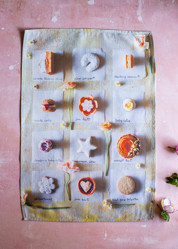 Image of Handfuls of Sunshine &mdash; Sweet Bakes Tea Towel
