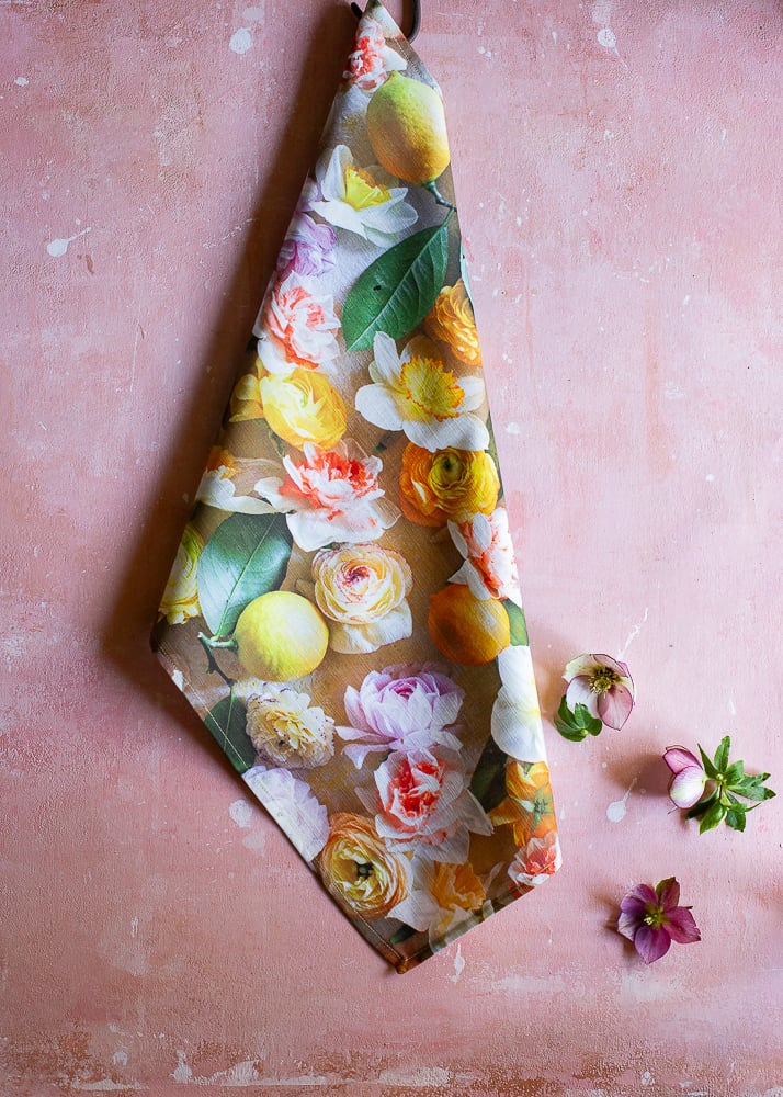 Image of Handfuls of Sunshine &mdash; Floral Tea Towel